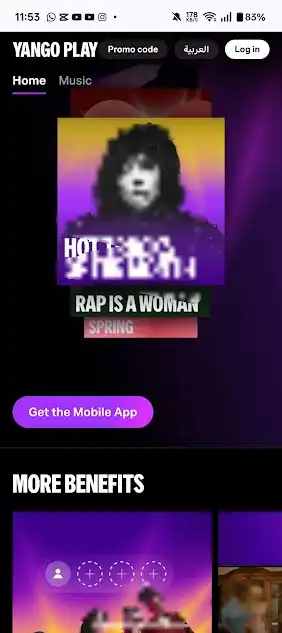 Screenshot of Yango Play App